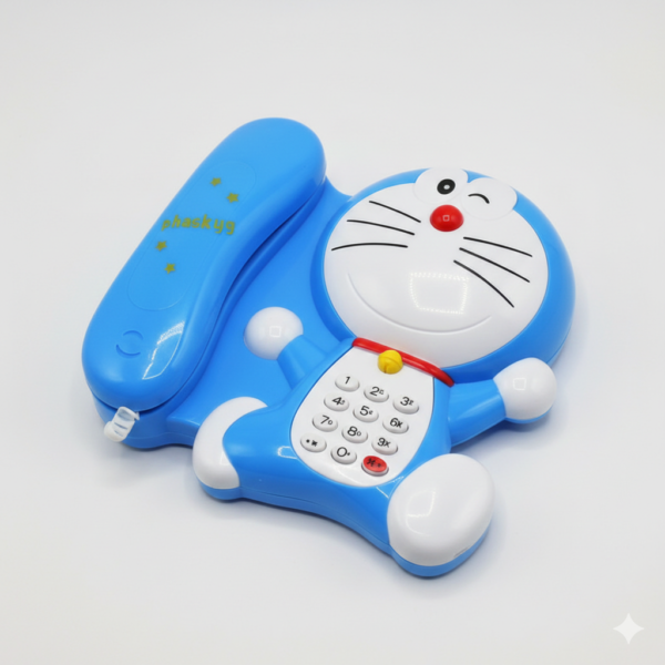 Doremon Telephone for Kids Learning Talk on Phone / Doraemon Telephone Set for Kids / Telephone Toys for Kids, Girls and Boys / Musical Doraemon Toys